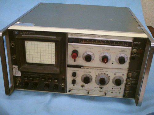 HP Hewlett Packard Oscilloscope 8553A RF Section 8552B IF Section W/ Manuals