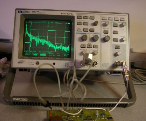 Agilent/HP 54610B 500 MHz Digital Oscilloscope w 10430A 500 MHz probe and FFT