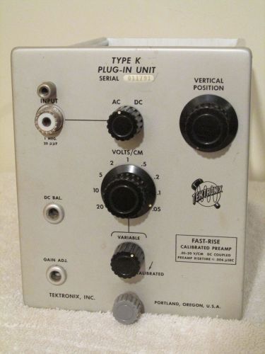 Tektronix  Type K  Plug-in    500 Series