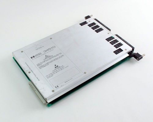 HP / Agilent 34510 8-Channel Power Actuator Plug-In