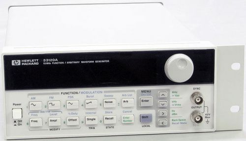 HP AGILENT 33120A 15 MHz ARBITRARY FUNCTION WAVEFORM GENERATOR