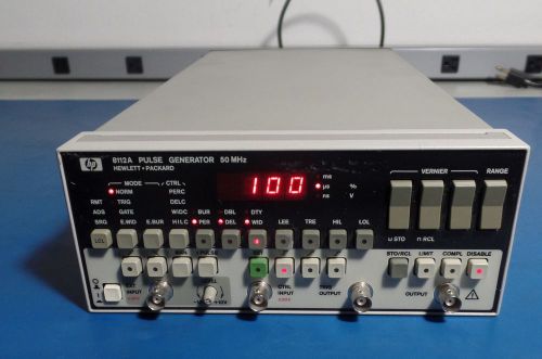 HP Agilent 8116A 50MHz Programmable Pulse/Function Generator Unit HPIB