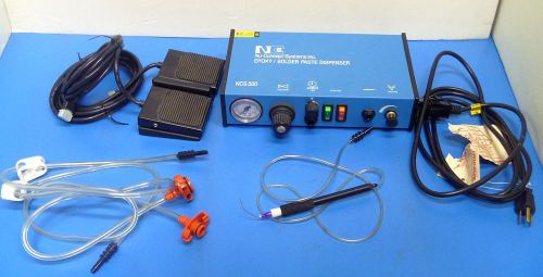 Nu-Concept Systems Inc NCS500 Expoxy/Solder Paste Dispenser w/ Pedal &amp; Tubing