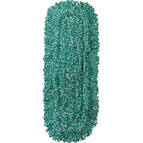 RUBBERMAID COMMERCIAL J853-00 24&#034;  MICROFIBER LOOP END DUST MOP HEAD GREEN NEW