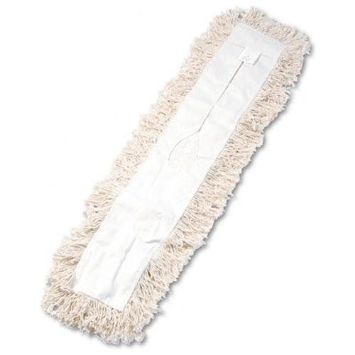 UNISAN Industrial Dust Mop Head, Hygrade Cotton, 36w x 5d, White