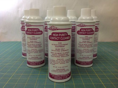 Lot of 8 high purity electronic/contact cleaner for sale