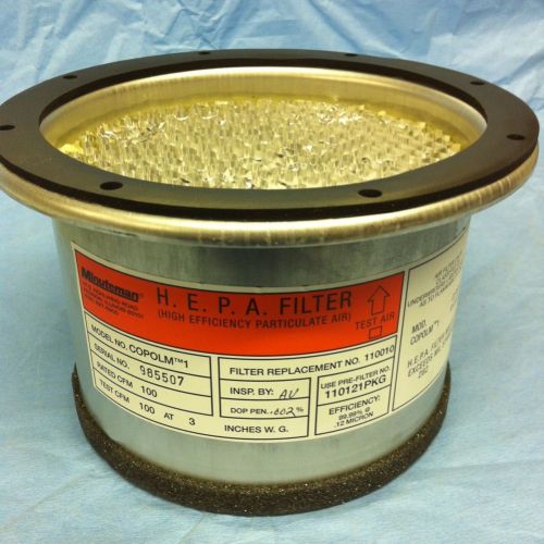 New genuine minuteman hepa filter model no. copolm 1 rated 100 cfm for sale