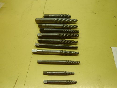 SCREW EXTRACTORS 1/4 - 3/4 (11 PIECES) #1963