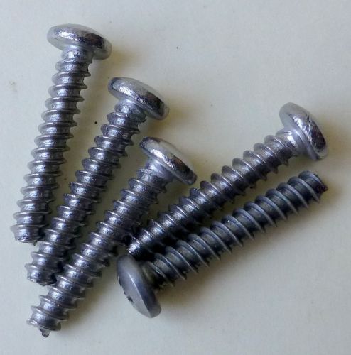 STAINLESS STEEL SELF THREADING SCREWS,    LOT OF 25