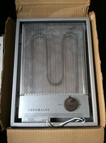 New chromalox wall mount surface heater bathroom 120 volts 1000 watts electric for sale