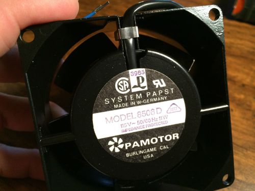 Pamotor Miniature Fan Model 8506 D  Made in West Germany