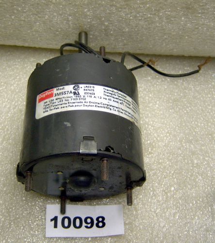 (10098) dayton 3m557a hvac motor 1550rpm 1/30 hp for sale