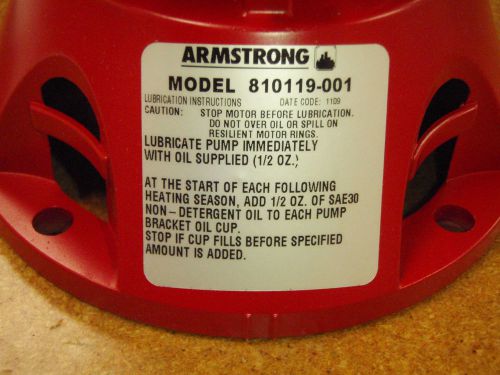 Armstrong 810119-001 seal bearing assembly #2 univ. &amp;  impeller kit !57a! for sale