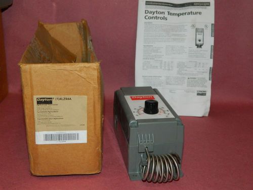 Dayton 4LZ94A Line Voltage Mechanical Thermostat 20/110 degree NOS