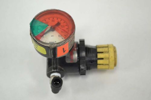 SCHRADER BELLOWS 14R013FBS6 PRESSURE 250PSI 1/8 IN PNEUMATIC REGULATOR B343168