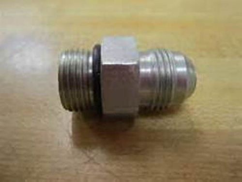 Hydraulic fitting adapter. *6 PIECES* -8 JIC male X -12 Oring boss male Union