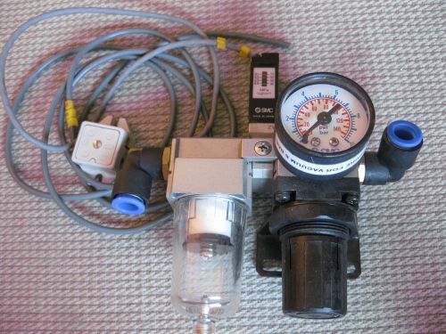 SMC Air Pressure Gauge EAR2000 Regulator EAF2000 Filter