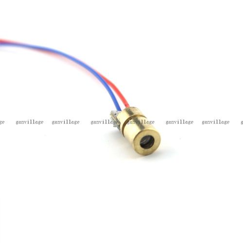 10pcs Mini Laser Dot Diode Module Head Adjustable Laser Tube 650nm 6mm 5V 5mW