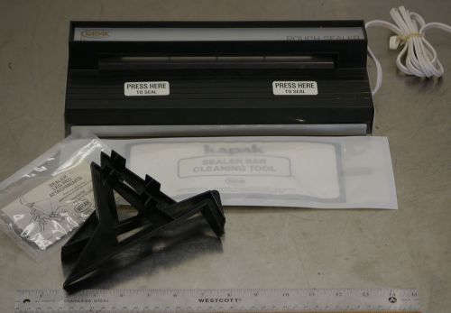 Ampak kapak evidence pouch sealer model no. 101-a/c black new for sale