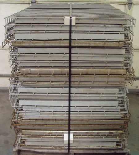 42 Wire Decks 34.5&#034; x 47.25&#034; Mesh Waterfall Pallet Rack shelving, Fits 2&#034; Beams