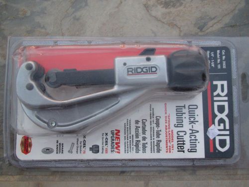 Ridgid 31632 151 Quick Acting Tubing Cutter New