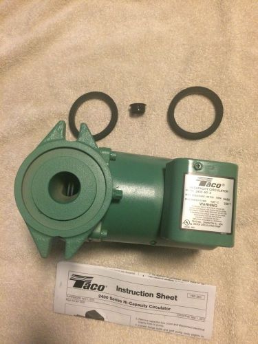 Taco 2400-50/2 circulator pump new in box 1/2hp motor for sale