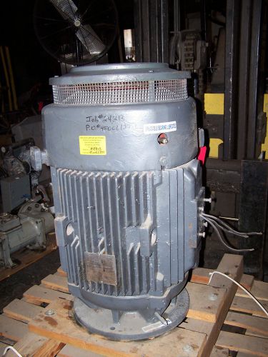 REBUILT GE 20 HP VERTICAL AC ELECTRIC PUMP MOTOR L365MP16 FRAME 460 VOLT 585 RPM