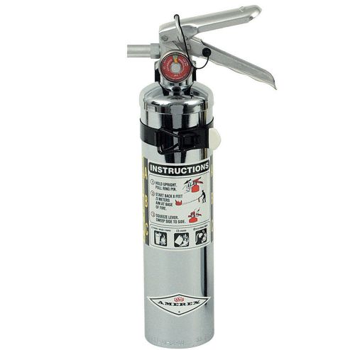 Halotron &#034;Chrome&#034;2.5lb Fire Extinguisher *CleanAgent*  HalGuard B385TC H3R Halon