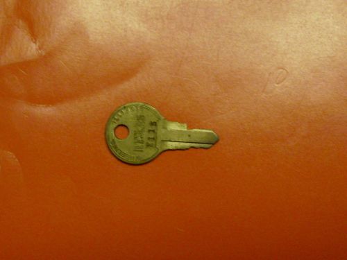 ILLINOIS LOCK KEY DOUBLE  CUT E118 CODE NOS