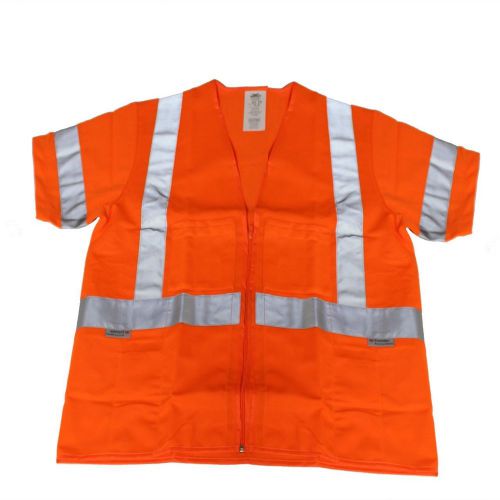 Condor 1yat3 safety vest, class 3, med, poly, orange for sale