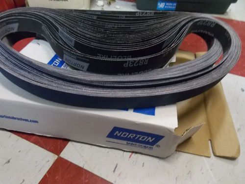 Norton 78072728 BlueFire R823P Benchstand Abrasive Belt 50 pack 1&#034; X 42&#034;  NEW