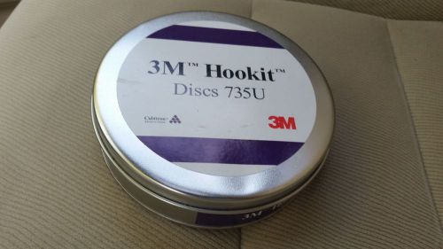 *NEW* Fifty (50) 3M  Hookit Paper Disc 735U 6&#034;