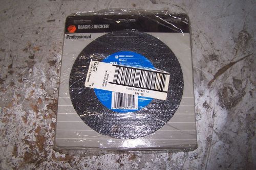 (5) NEW BLACK &amp; DECKER 7&#034; CUTTING ABRASIVE SAW BLADE 73-217 LOT OF 5