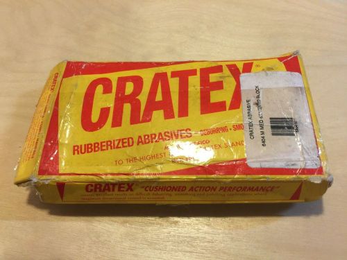 Cratex block and stick text 10 piece rubber abrasives new 6404 m 6x1/2x1/2 6404m for sale