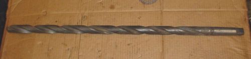 1-3/16&#034; drill bit overall length 32&#034; long 1.188&#034; reach taper tapered shank mill for sale