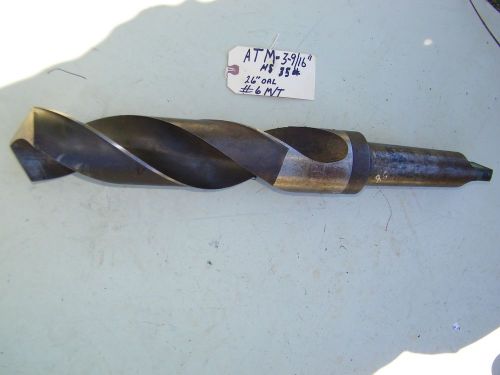 ATM- 3 9/16&#034; -MACHINEST DRILL BIT- HS-6 M/T, 26&#034; OAL. 35 LBS. USED