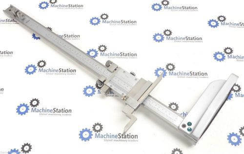 Nice! mitutoyo 514-105 vernier height gage 450mm / 18&#034; range .02mm / .001&#034; grad for sale