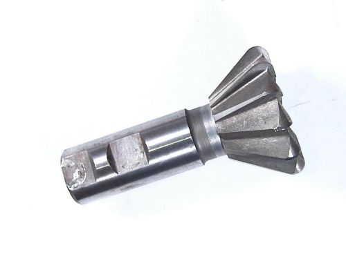 60 deg. Dovetail Milling Cutter 12 Tooth 2.215 X 1.125 3/16 Radius 1&#034; Shank HSS