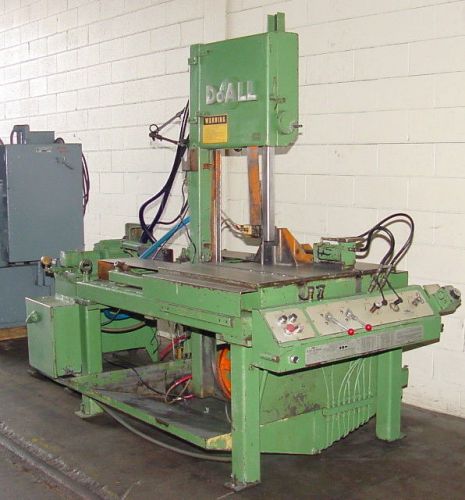 14&#034; thrt 21&#034; h doall tf-1421h vertical band saw, tilt frame, vari-speed, hydraul for sale