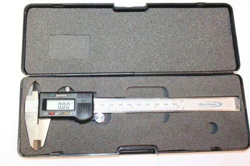 BLUE-POINT TOOLS Digital Electronic CALIPER U.S./Metric 0 - 6&#034; (0-150mm)