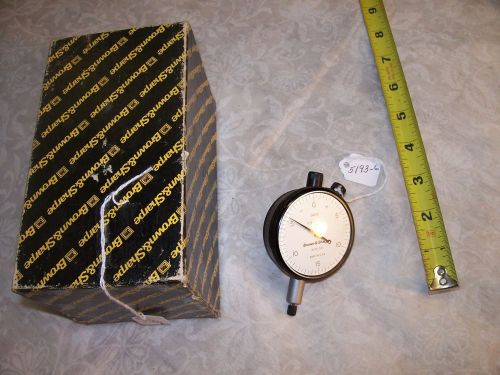 Dial indicator, brown &amp; sharpe 8226-510 (.0005&#034;) .075 range machinist dial ind. for sale