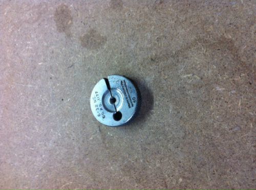 Thread Ring Gage 6-32 UNC GO PD .1177 Pratt &amp; Whitney Co.