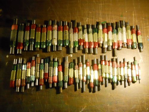 55 assorted go &amp; nogo gages-sold as a group!! -southern gage, hemco, thredco for sale