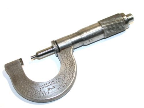 Starrett .001&#034; micrometer pin mics 0 to 1&#034; no. 3 for sale