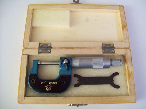 Micrometer, Outside Measure, New 0-1&#034; Aerospace Mfg., Precision Range 0.0001&#034;