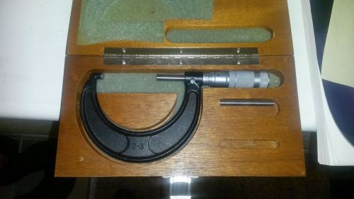 Brown and Sharpe 2-3&#034; Micrometer