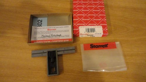 ~ New in Box L.S. Starrett 13A 4&#034; Machinists Square ~