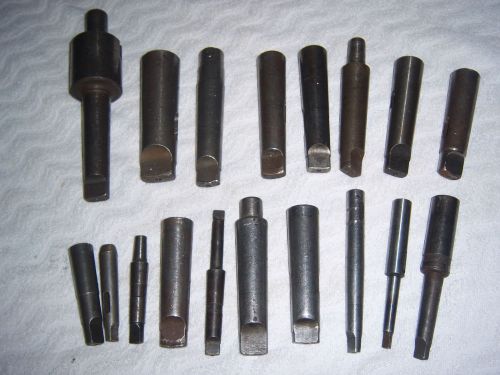 MORSE TAPER TOOL HOLDER ADAPTER LOT OF 18