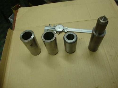 Center adapters for large lathe spindles lot buy the ones you need for sale