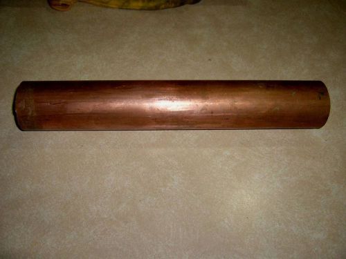 COPPER TUBE 2 INCH  2&#034;   12 1/2 IN LONG  TYPE L COPPER PIPE TUBING